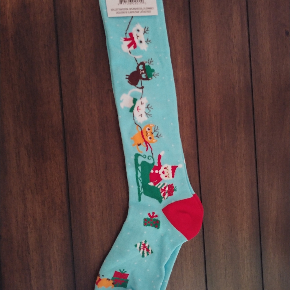 Holiday Cat socks
